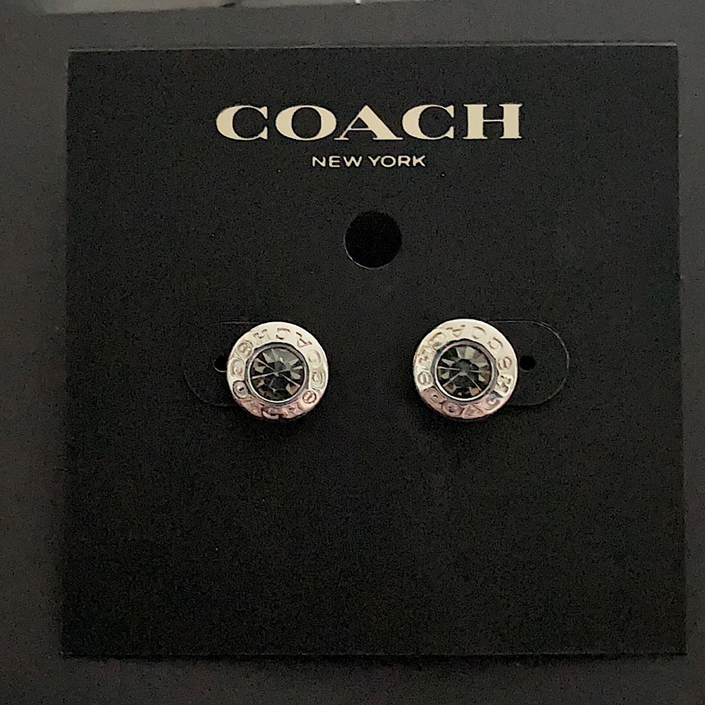 Coach Open Circle Stud Earrings